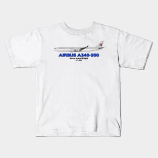 Airbus A340-500 - Qatar Amiri Flight Kids T-Shirt